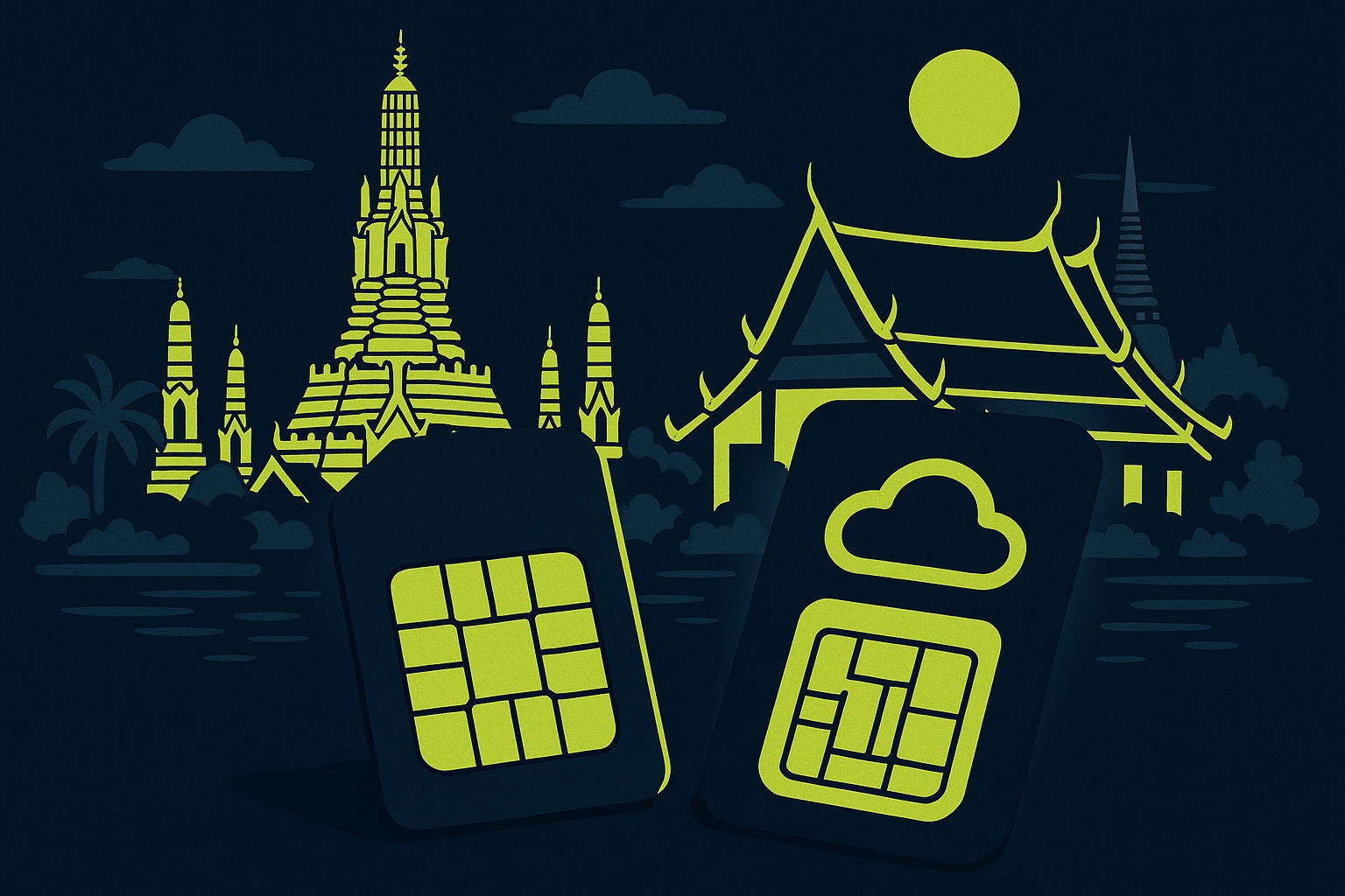 eSIM أم شريحة عادية في تايلاند: أيهما تختار للسفر